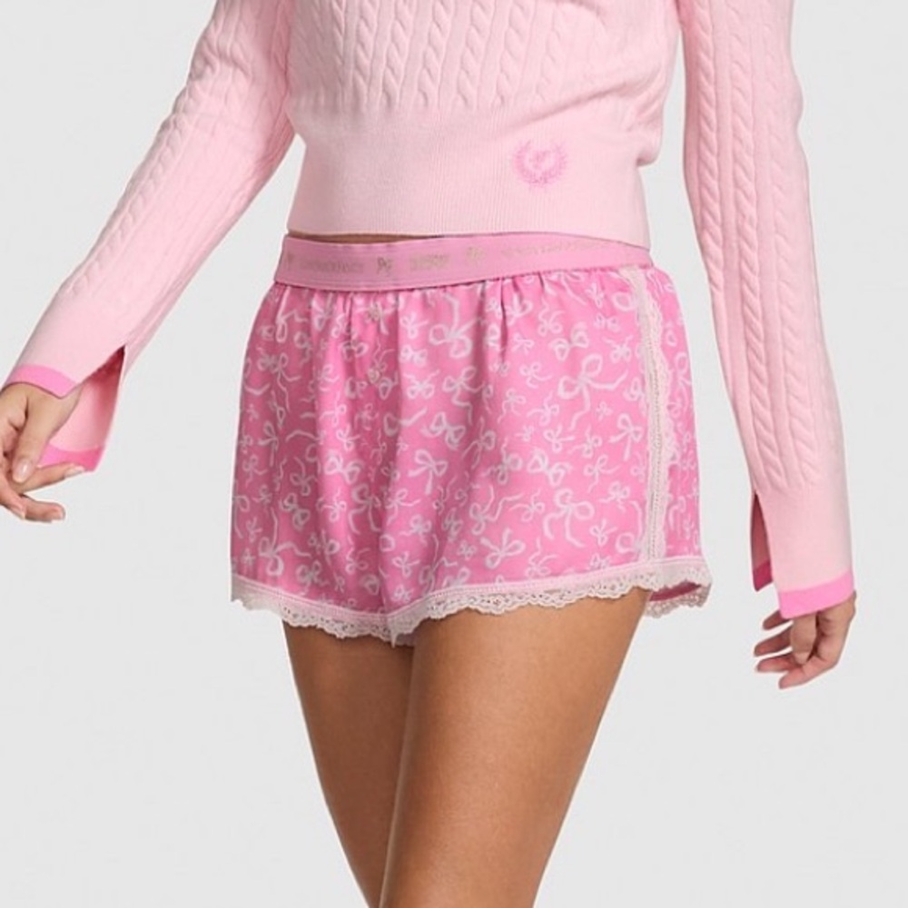 LoveShackFancy X PINK Pajama Shorts